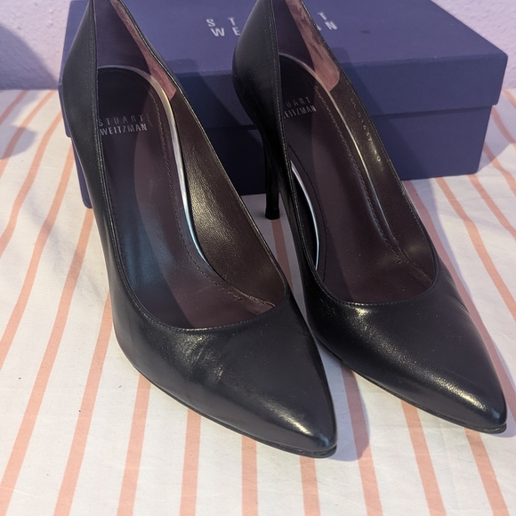 Stuart Weitzman Black Women's Heels - Picture 1 of 6